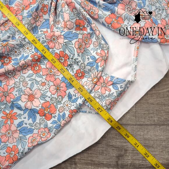 Eomenie Floral Skirted One Piece Swimsuit Size M - Picture 6 of 7